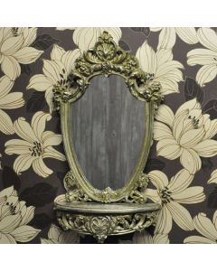 Antique Silver Mirror