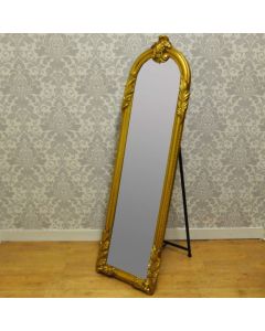 165cm x 50cm Antique Gold Wall Mirror