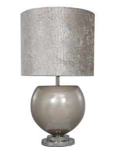 Silver Mercury Bowl Table Lamp