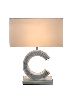 Small Milano Mirror 'C' Table Lamp