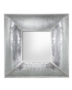  Silver Sparkle Mosaic Mirror