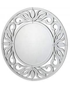 Corinthia Wall Mirror with Silver Trim