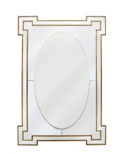 Gold And Silver Wall Mirror