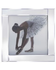 Ballerina on Mirrored Frame