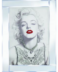 Marilyn Monroe on Mirrored Frame