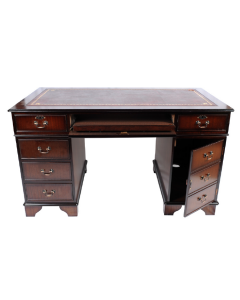 Leather Top Computer Desk