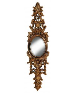 Antique French Clovis Gold Mirror