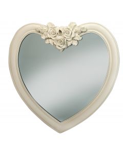 Rosette Mirror-Cream