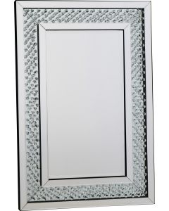 Rhombus Silver Mirrored Mirror - Small