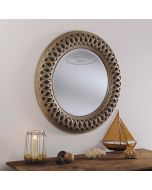 Oval Mirror Bronze